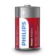 Philips LR20P2B/10 - 2 ks Alkalická baterie D POWER ALKALINE 1,5V