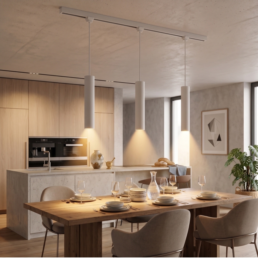 Philips - Lustr na lanku v lištovém systému EASYLINK 3xGU10/7W/230V 1m bílá