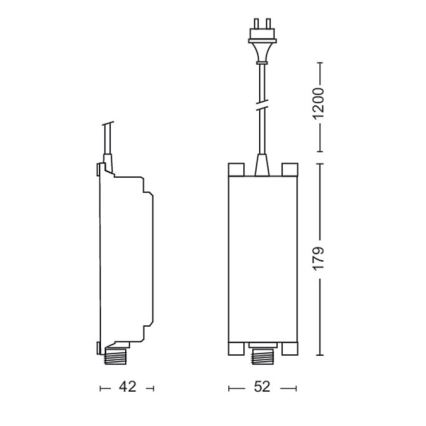 Philips - Napájecí zdroj 48W/12/230V IP67