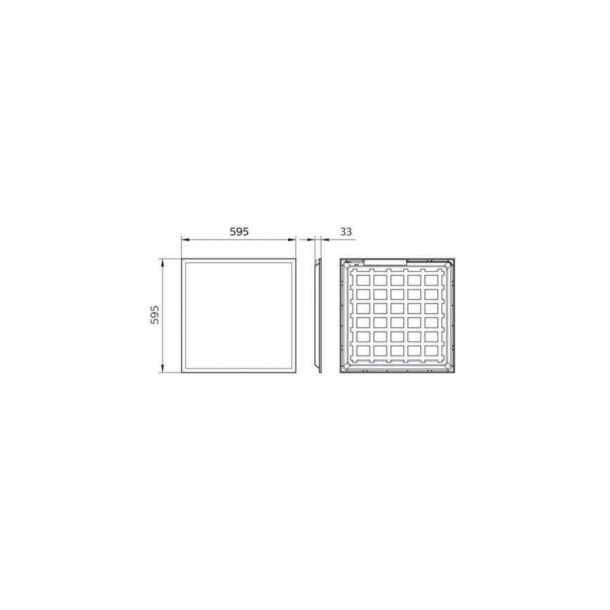 Philips Pila - LED Podhledový panel LED/40W/230V 60x60 cm UGR19
