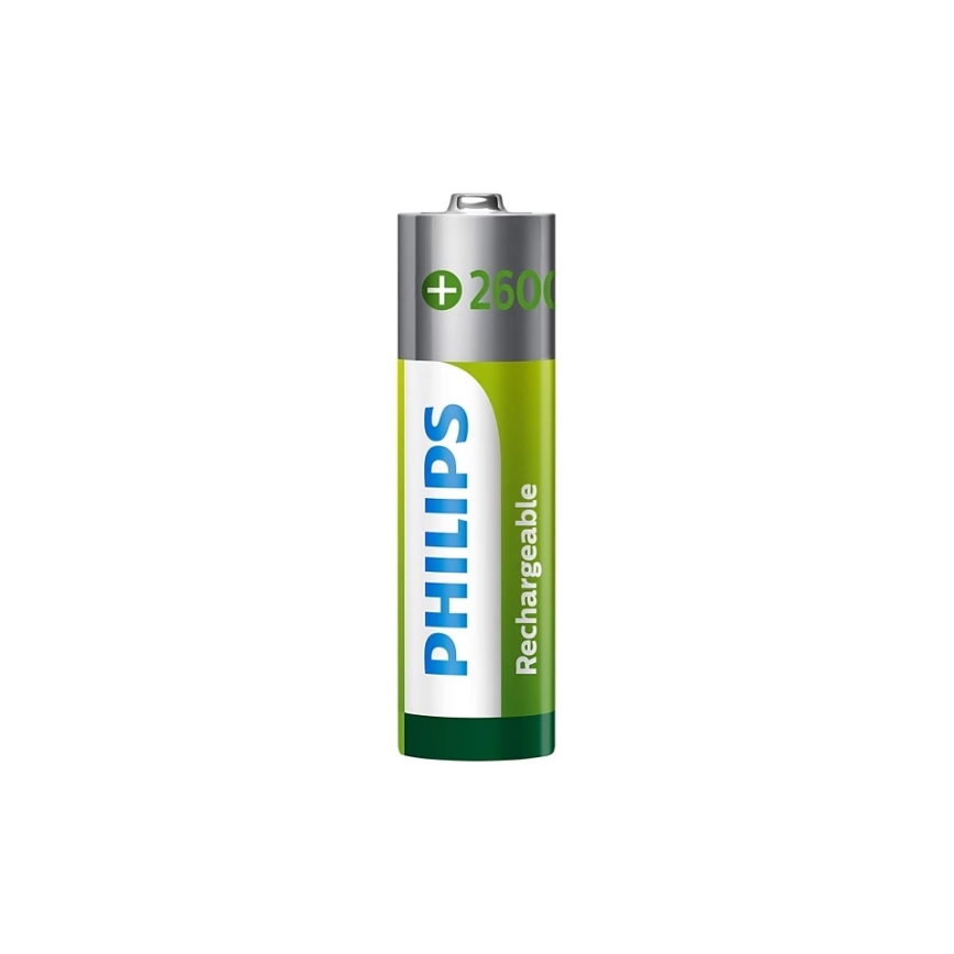 Philips R6B2A260/10 - 2 ks Nabíjecí baterie AA MULTILIFE NiMH/1,2V/2600 mAh