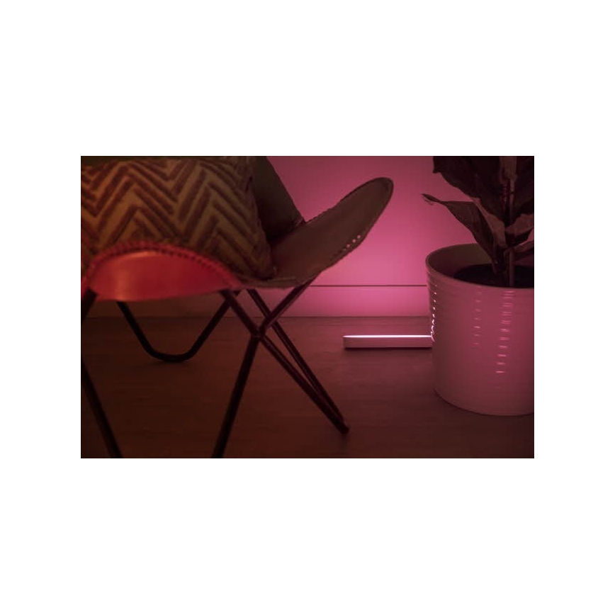 Philips 78202/1E/P7  - SADA 2x LED RGB Stmívatelná stolní lampa HUE WHITE AND COLOR AMBIANCE LED/6W/230V bílá