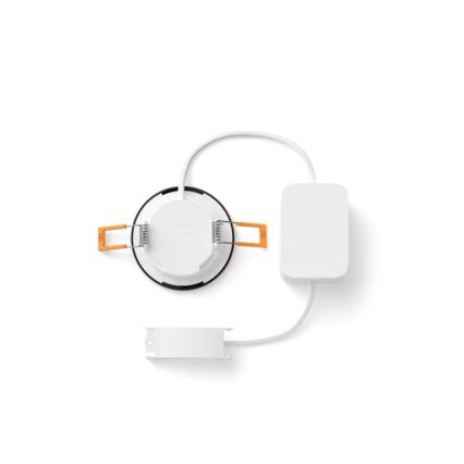 Philips - SADA 2x LED RGBW Stmívatelné koupelnové podhledové svítidlo Hue SLIM LED/8,3W/230V 2000-6500K černá IP44