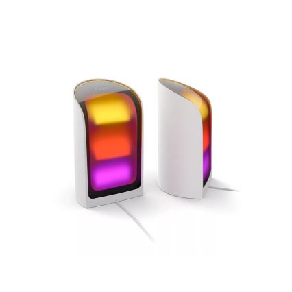 Philips - SADA 2x LED RGBW Stmívatelné projekční svítidlo Hue PLAY LED/20W/230V 2000–6500K bílá