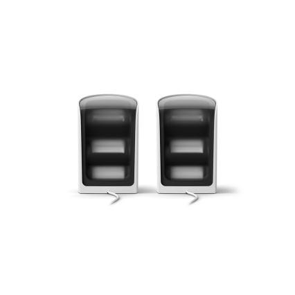 Philips - SADA 2x LED RGBW Stmívatelné projekční svítidlo Hue PLAY LED/20W/230V 2000–6500K bílá