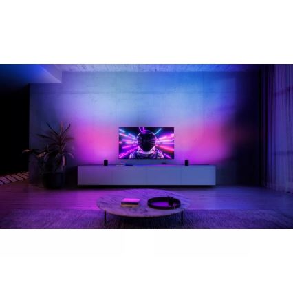 Philips - SADA 2x LED RGBW Stmívatelné projekční svítidlo Hue PLAY LED/20W/230V 2000–6500K černá