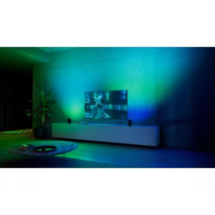 Philips - SADA 2x LED RGBW Stmívatelné projekční svítidlo Hue PLAY LED/20W/230V 2000–6500K černá