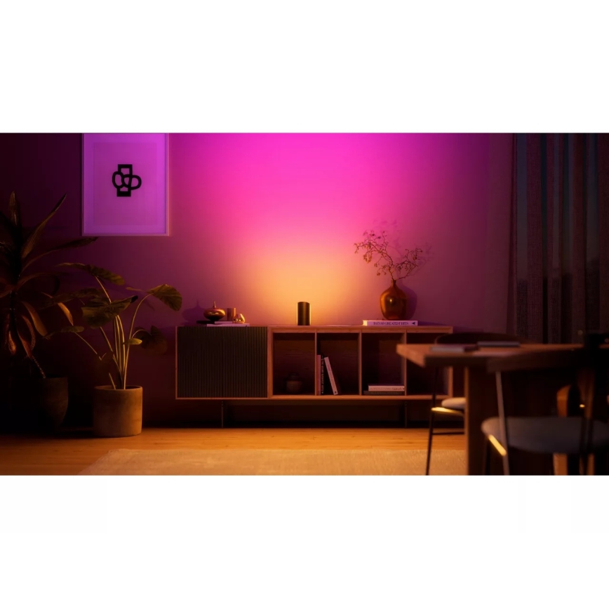 Philips - SADA 2x LED RGBW Stmívatelné projekční svítidlo Hue PLAY LED/20W/230V 2000–6500K černá