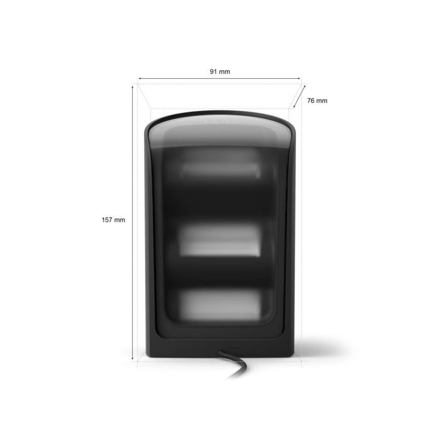 Philips - SADA 2x LED RGBW Stmívatelné projekční svítidlo Hue PLAY LED/20W/230V 2000–6500K černá