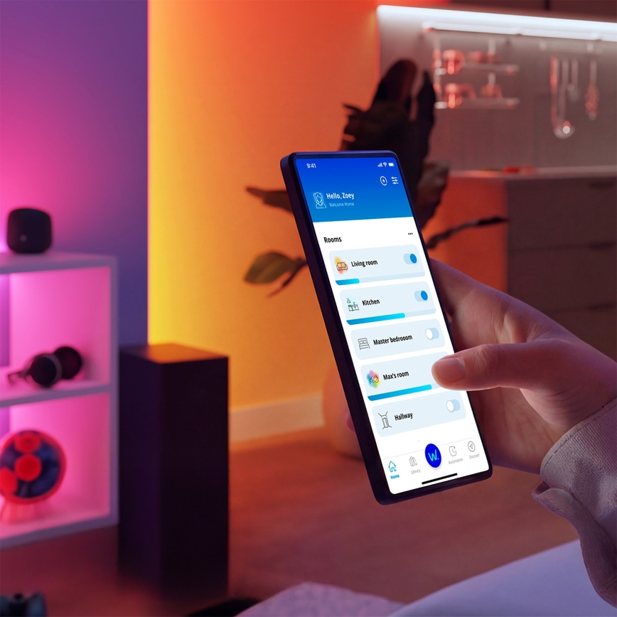 Philips - SADA 3x Chytrá zásuvka SCHUKO 2300W Wi-Fi