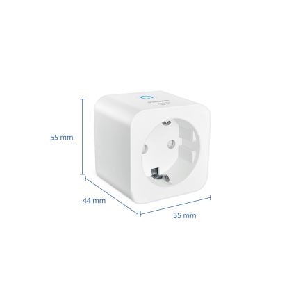Philips - SADA 3x Chytrá zásuvka SCHUKO 2300W Wi-Fi