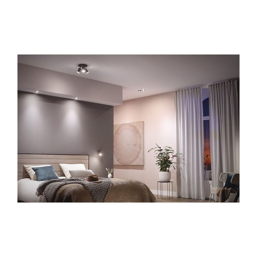 Philips - SADA 3x LED RGB Stmívatelné podhledové svítidlo Hue CENTURA 1xGU10/5,7W/230V 2000-6500K