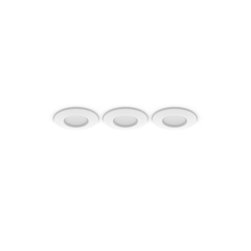 Philips - SADA 3x LED RGBW Stmívatelné koupelnové podhledové svítidlo Hue SLIM LED/8,3W/230V 1000-20000K bílá P44