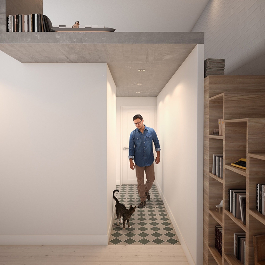 Philips - SADA 3x LED RGBW Stmívatelné podhledové svítidlo DONEGAL 1xGU10/4,8W/230V + dálkové ovládání