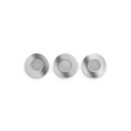 Philips - SADA 3x LED RGBW Stmívatelné koupelnové podhledové svítidlo Hue XAMENTO 1xGU10/4,2W/230V IP44 2000-6500K