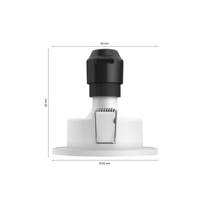 Philips - SADA 3x LED RGBW Stmívatelné koupelnové podhledové svítidlo Hue XAMENTO 1xGU10/4,2W/230V IP44 2000-6500K