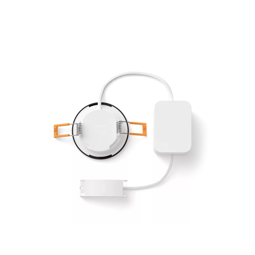 Philips - SADA 3x LED RGBW Stmívatelné koupelnové podhledové svítidlo Hue SLIM LED/8,3W/230V IP44 2000-6500K