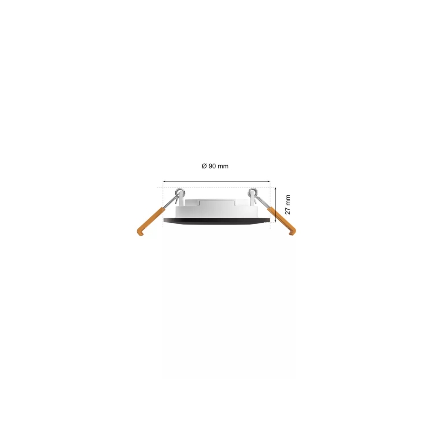 Philips - SADA 3x LED RGBW Stmívatelné koupelnové podhledové svítidlo Hue SLIM LED/8,3W/230V IP44 2000-6500K