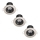 Philips - SADA 3x LED Stmívatelné koupelnové podhledové svítidlo ABROSA LED/9W/230V IP44
