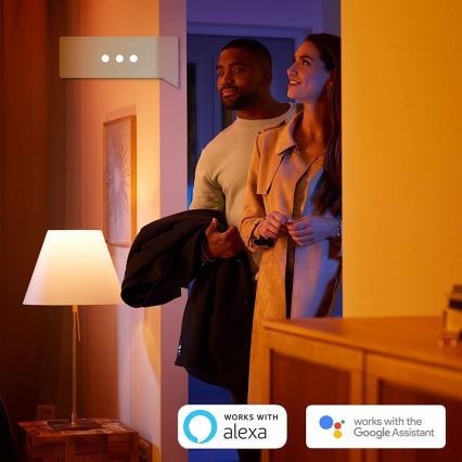 Philips - SADA 3x LED Stmívatelné koupelnové svítidlo Hue ADORE 1xGU10/5W/230V IP44 + dálkové ovládání