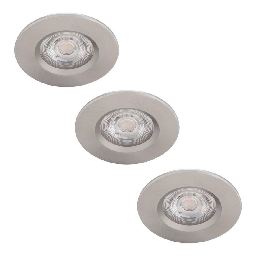 Philips - SADA 3x LED Stmívatelné koupelnové svítidlo LED/5W/230V 2700K IP65