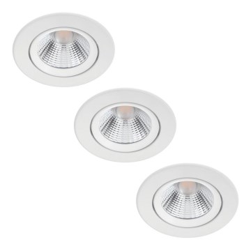 Philips - SADA 3x LED Stmívatelné podhledové svítidlo LED/5,5W/230V 2700K