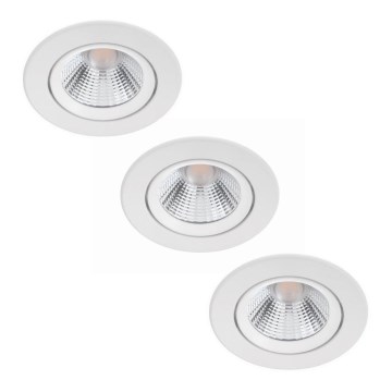 Philips - SADA 3x LED Stmívatelné podhledové svítidlo LED/5W/230V 2700K