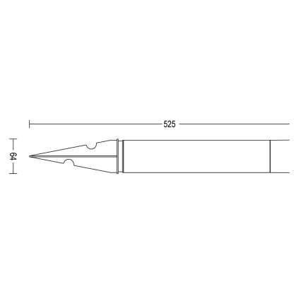 Philips - SADA 3x LED Venkovní lampa PUREX LED/1,5W/24/230V IP44