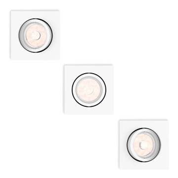 Philips - SADA 3x Podhledové svítidlo 1xGU10/5,5W/230V