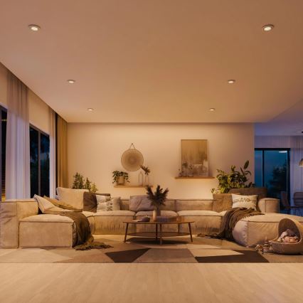 Philips - SADA 3x Podhledové svítidlo PERIDOT 1xGU10/7W/230V bílá