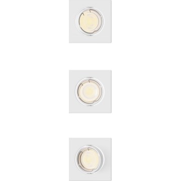 Philips - SADA 3x Podhledové svítidlo PERIDOT 1xGU10/7W/230V bílá