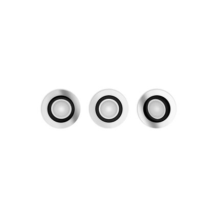 Philips - SADA 3xLED RGBW Stmívatelné podhledové Hue CENTURA 1xGU10/4,2W/230V 2000-6500K