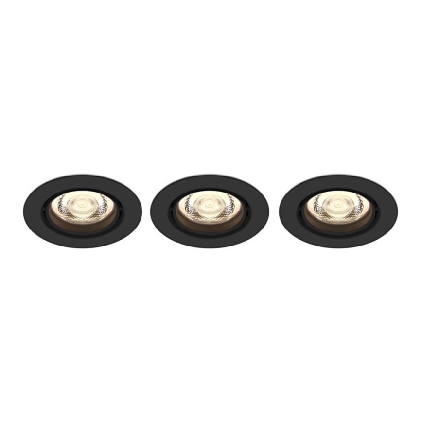 Philips - SADA 3xLED Stmívatelné podhledové svítidlo IMPALA Warm Glow LED/6W/230V 2200-2700K