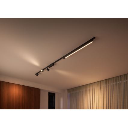 Philips - SADA 4x LED RGB Stmívatelné svítidlo do lištového systému Hue PERIFO LED RGB/44,6W/230V 2000-6500K