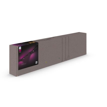 Philips  - SADA 4xLED RGB Stmívatelné bodové svítidlo do lištového systému Hue PERIFO LED/20,8W/230V 2000-6500K