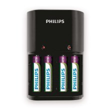 Philips SCB1450NB/12 - Nabíječka baterií MULTILIFE 4xAAA 800 mAh 230V