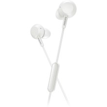 Philips TAE4105WT/00 - Bluetooth sluchátka s mikrofonem JACK 3,5 mm bílá