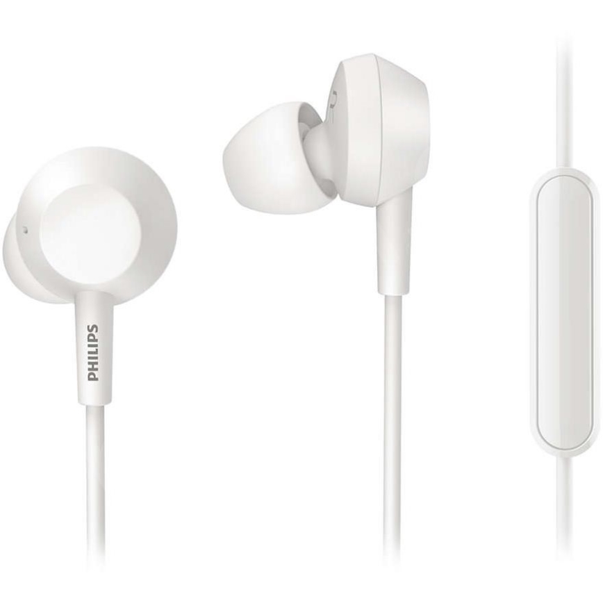 Philips TAE4105WT/00 - Sluchátka s mikrofonem JACK 3,5 mm bílá