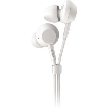 Philips TAE4105WT/00 - Sluchátka s mikrofonem JACK 3,5 mm bílá