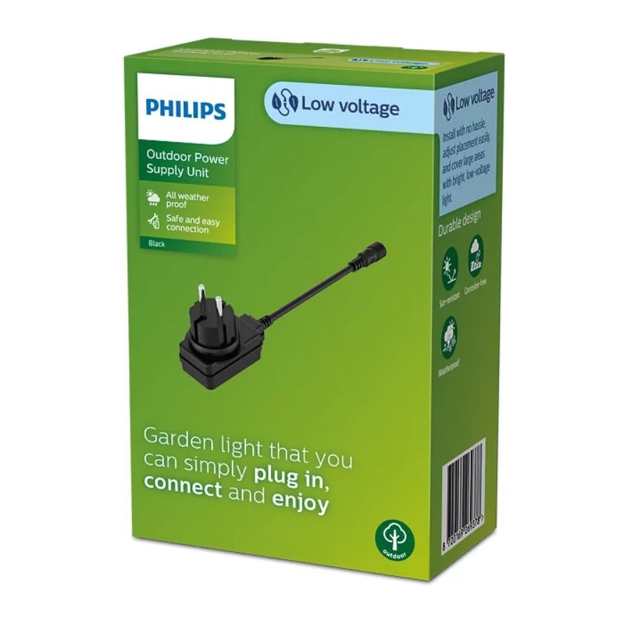 Philips - Venkovní napájecí síťový adaptér GARDENLINK 12W/24/230V IP44