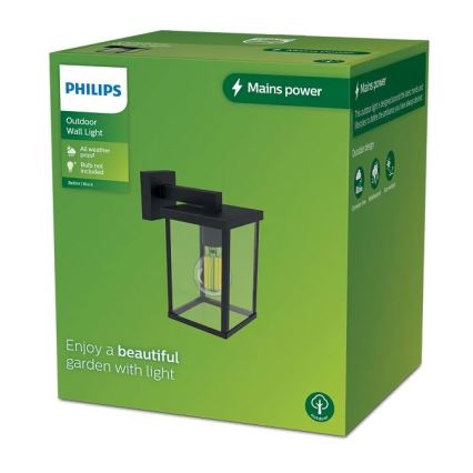 Philips - Venkovní nástěnné svítidlo BELLINI 1xE27/25W/230V IP44