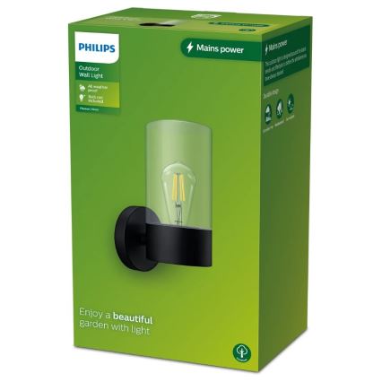 Philips - Venkovní nástěnné svítidlo FLAREON 1xE27/25W/230V IP44