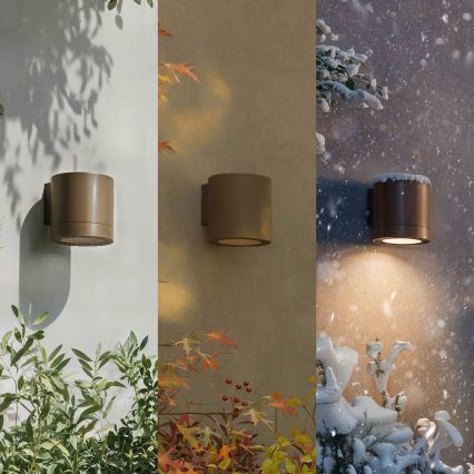 Philips - Venkovní nástěnné svítidlo FYLX 1xGU10/5W/230V hnědá IP44