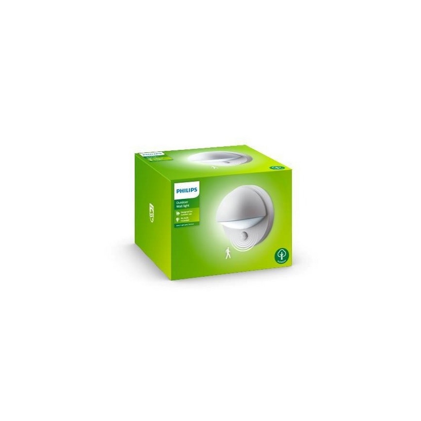 Philips - Venkovní nástěnné svítidlo se senzorem 1xE27/12W/230V IP44