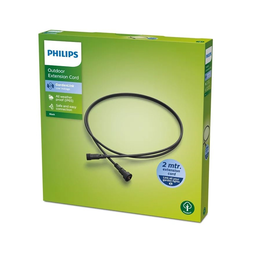 Philips - Venkovní prodlužovací kabel 2m IP65