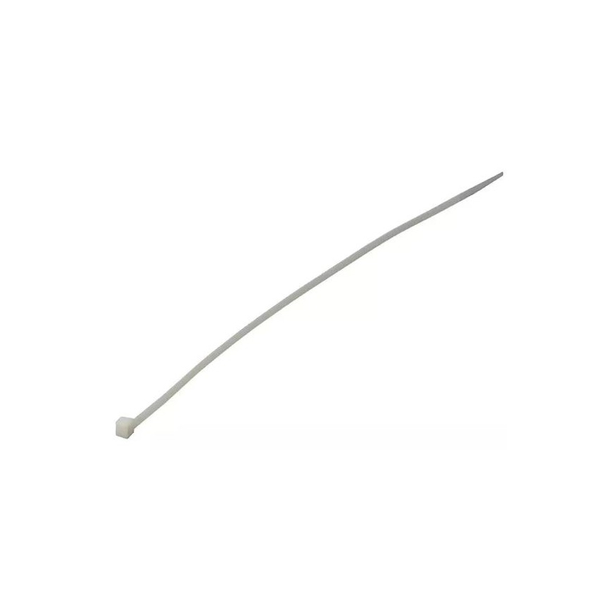 Plastové stahovací pásky 2,5x100mm 100ks bílá