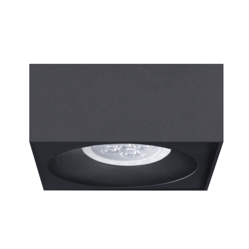 Podhledové bodové svítidlo BALI 1xGU5,3/MR16/25W/12V hranatý černá