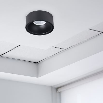 Podhledové bodové svítidlo BALI 1xGU5,3/MR16/25W/12V kulatý černá