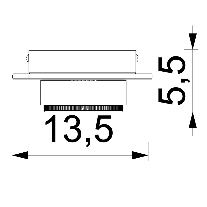 Podhledové bodové svítidlo KIDO 1xGX53/8W/230V černá/béžová/dub