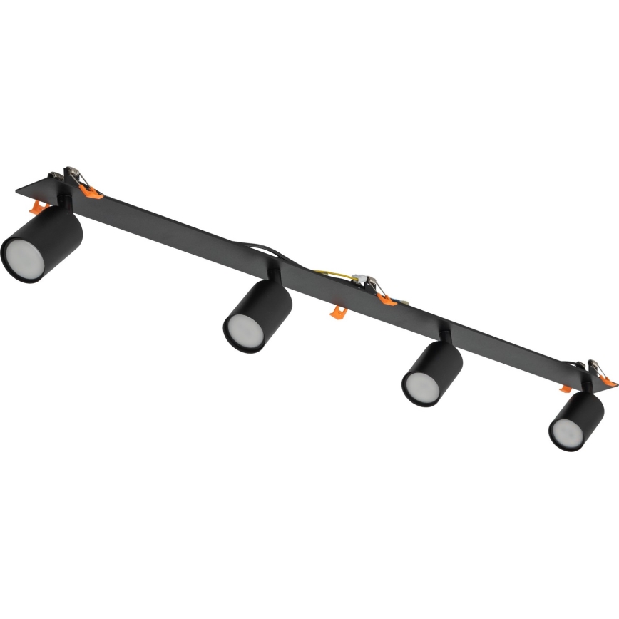 Podhledové bodové svítidlo NEX 4xGU10/10W/230V černá